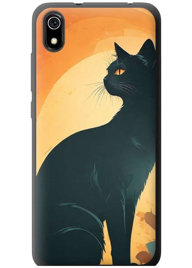 Силіконовий чохол 'Чорна кішка' для Endorphone Xiaomi Redmi 7A (275648076)