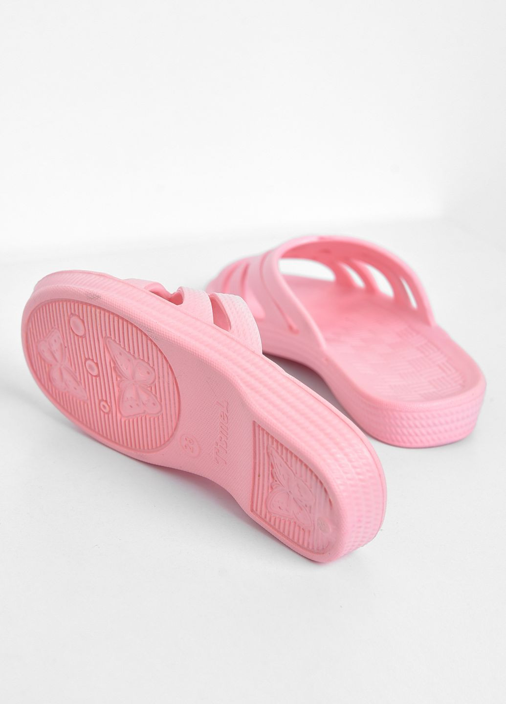 Шльопки дитячі для дівчинки піна рожевого кольору Let's Shop (276456768)