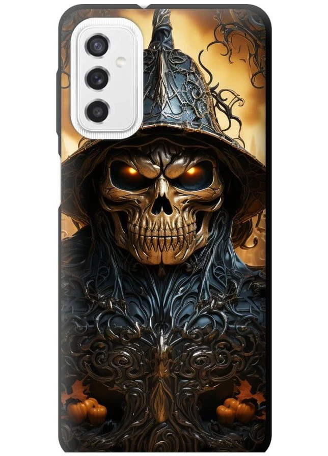 TPU чорний чохол 'Череп 2' для Endorphone Samsung Galaxy M52 M526B (266811217)