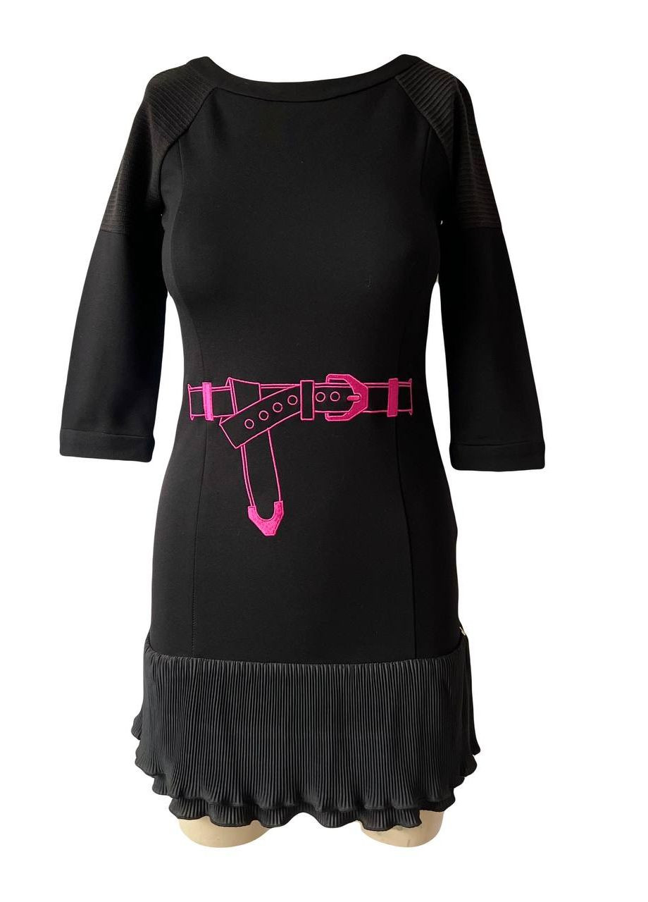 Черное кэжуал платье Supertrash