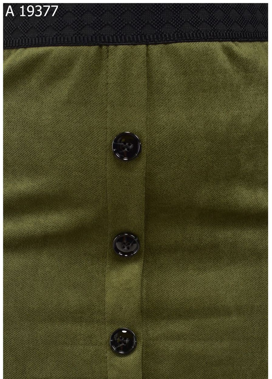 Оливковая (хаки) повседневный юбка SK