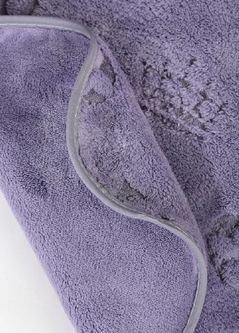 Unbranded полотенце микрофибра велюр для ванны бани сауны пляжа быстросохнущее с узором 140х70 см (476142-prob) бренд фиолетовое абстрактный фиолетовый производство -