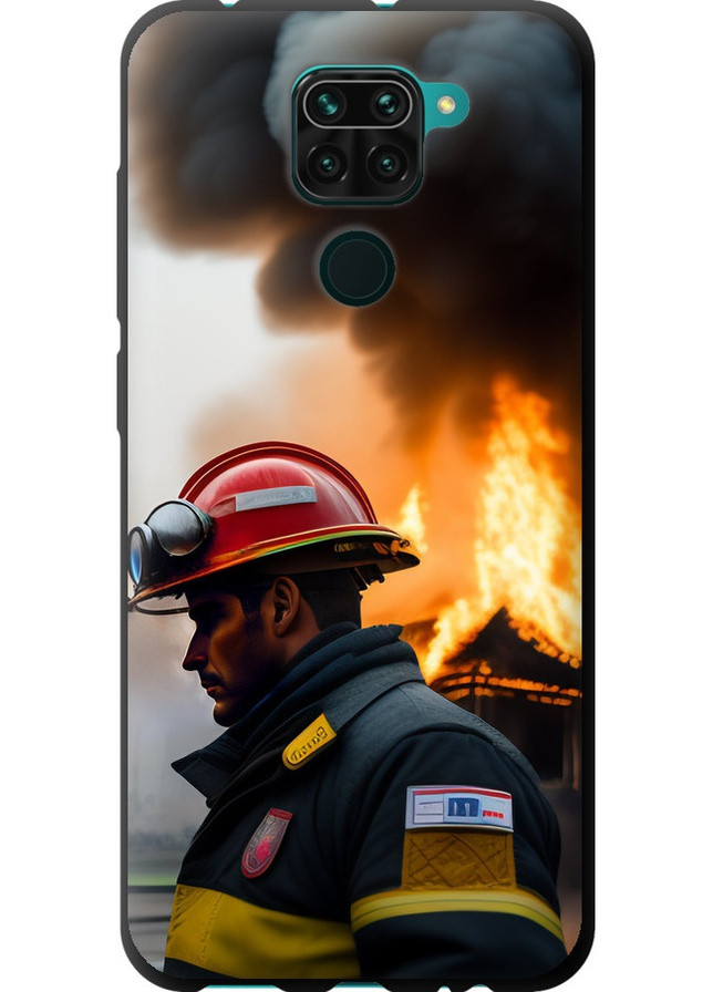 TPU чорний чохол '5612' для Endorphone Xiaomi Redmi Note 9 (258214341)