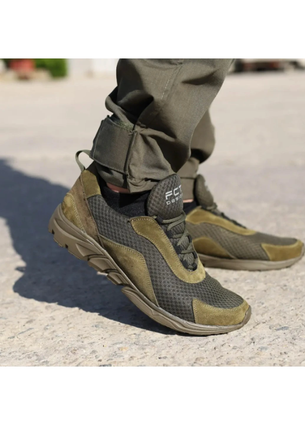 Кросівки тактичні літні Urban N-32 замша хакі на сітці No Brand (259033768)