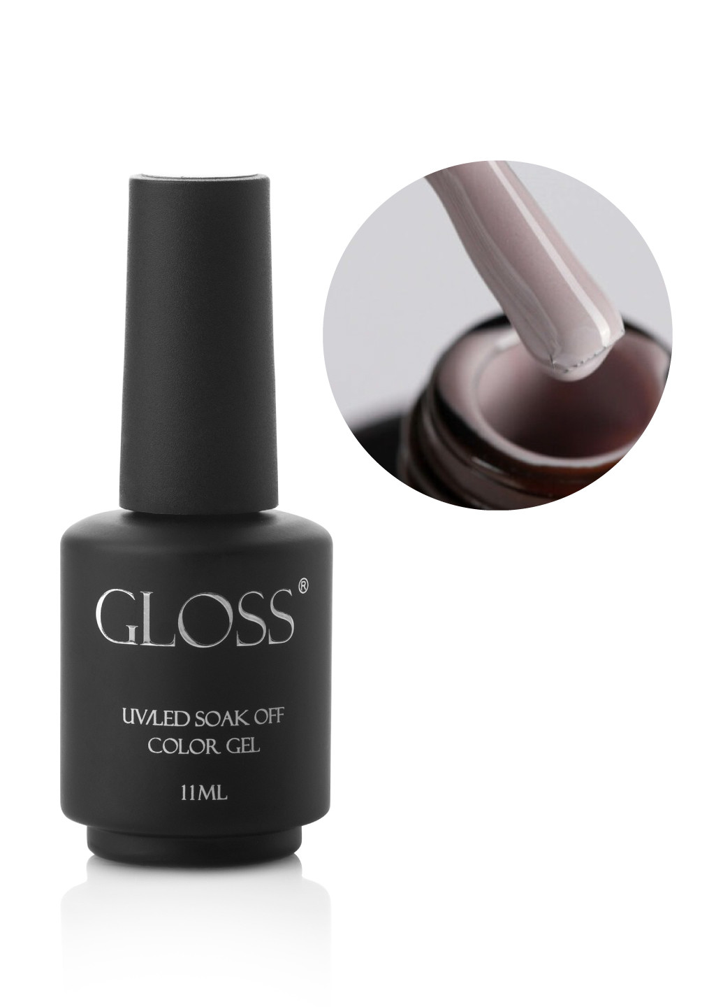 Гель-лак GLOSS 103 (лилово-серый камуфлирующий), 11 мл Gloss Company пастель (270013694)