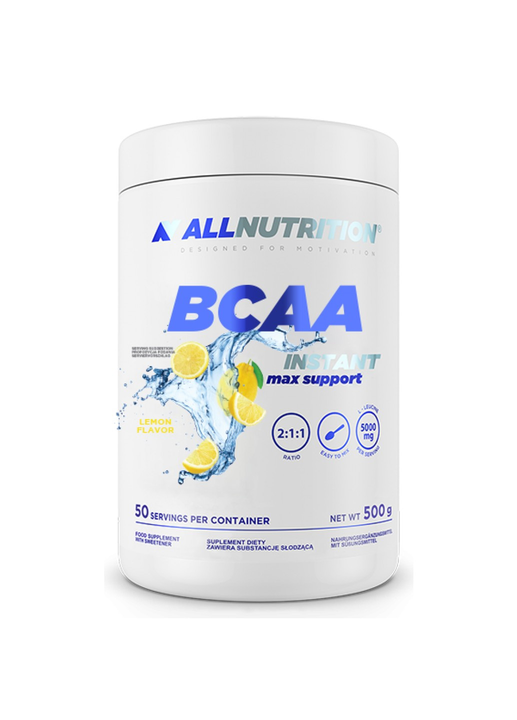 Комплекс аминокислот BCAA Max Support Instant - 500г Арбуз Allnutrition (269712810)