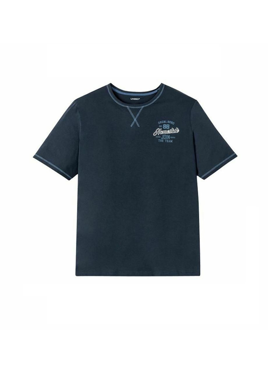 Пижама мужская батал (футболка + шорты) Livergy (257882882)