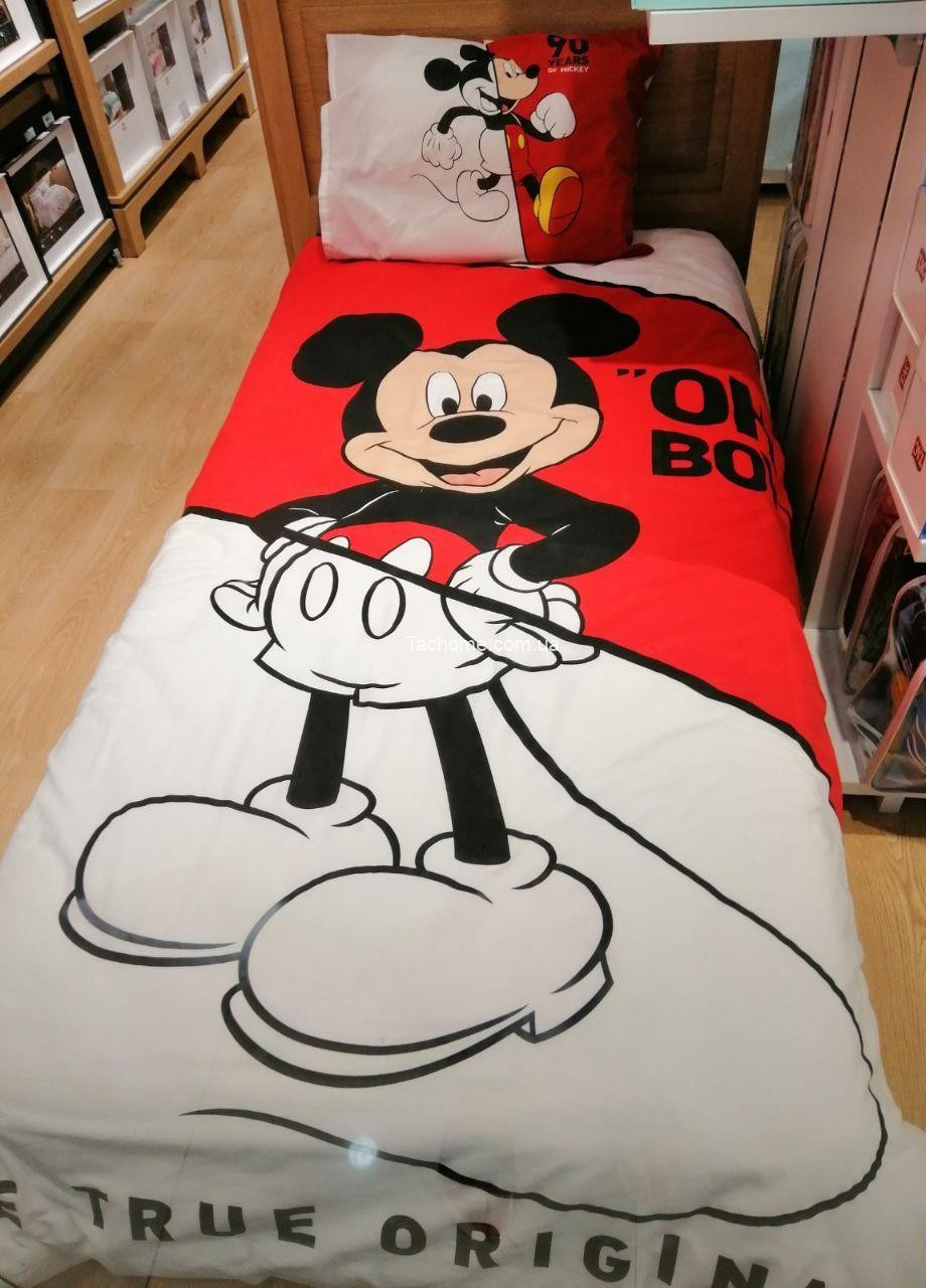 Подростковый комплект Disney Mickey Mouse Cek Ранфорс / простыня на резинке Tac (258655080)