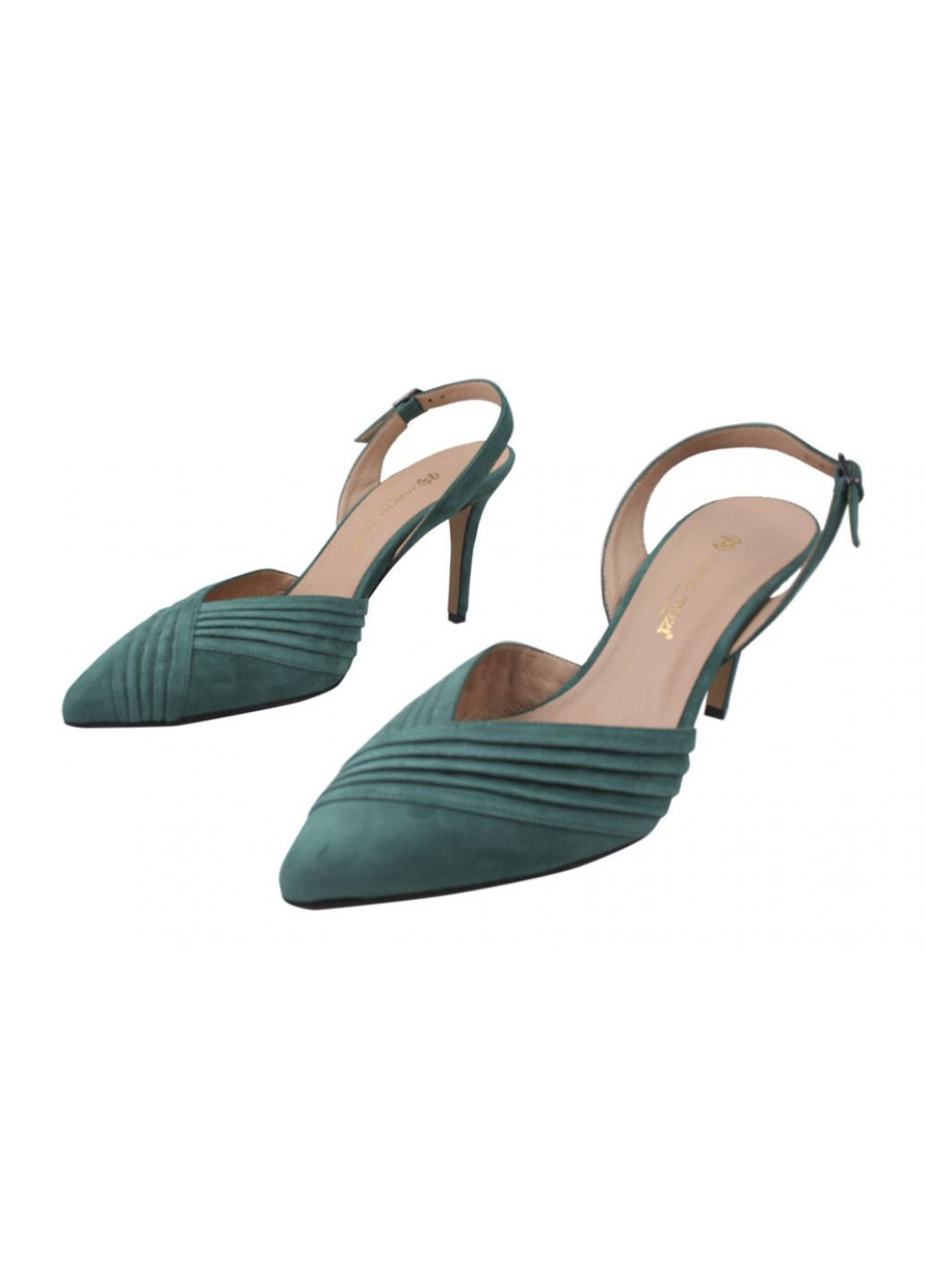 Туфлі жіночі на каблуці зелені Mario Muzi 464-20lt (257426322)