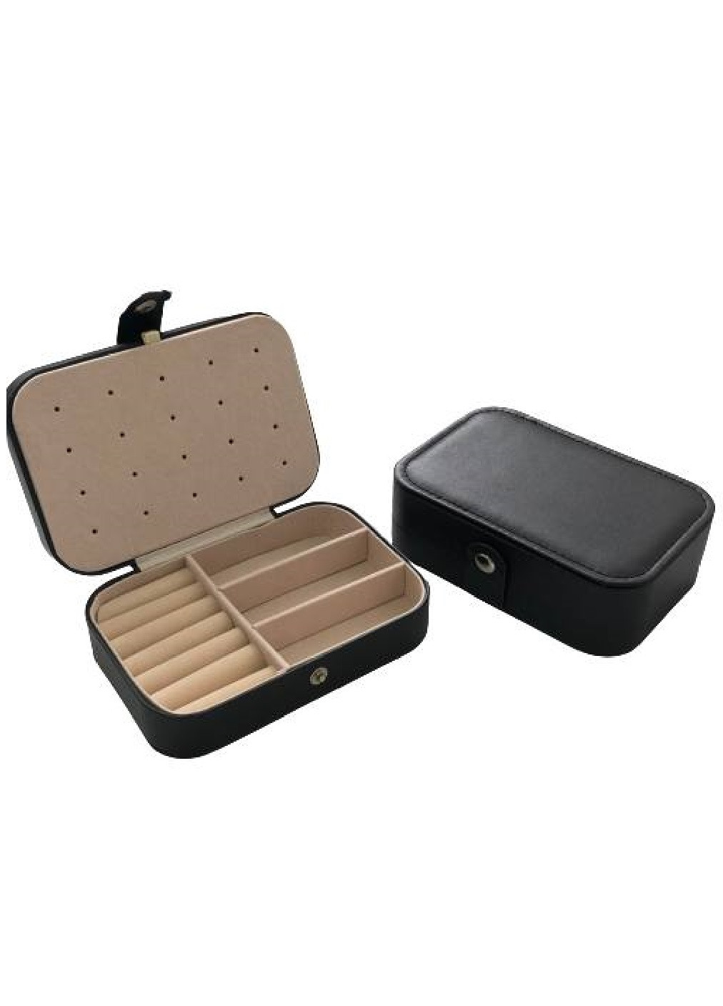 Шкатулка сундук органайзер коробка футляр для хранения украшений бижутерии 16х11.5х5 см (474647-Prob) Черная Unbranded (259203517)