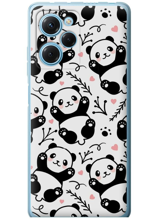 Силіконовий чохол 'Панди' для Endorphone Xiaomi Redmi Note 12 Pro Speed (267818507)