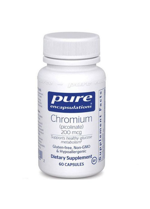 Chromium (picolinate) 200 mcg 60 Caps Pure Encapsulations (258763350)
