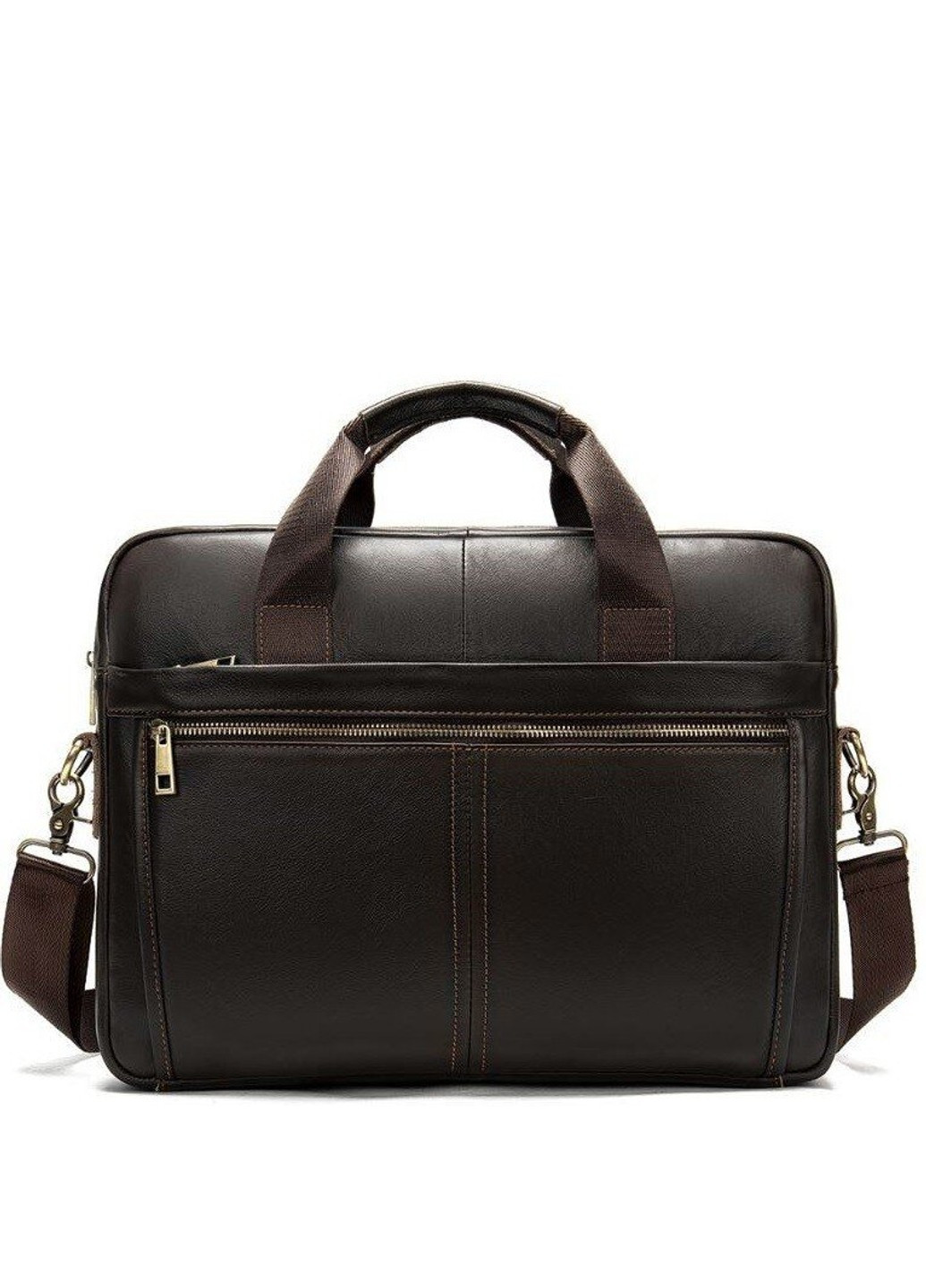 Шкіряна сумка для ноутбука 14670 Темно-коричневий Vintage (262522913)