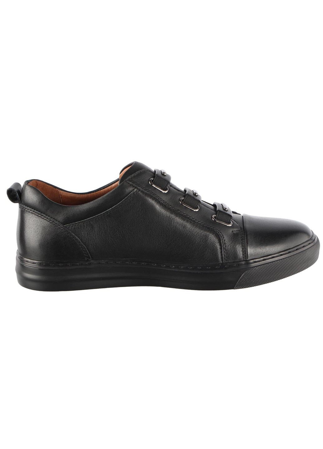 Черные демисезонные мужские кроссовки 132202 Lido Marinozzi