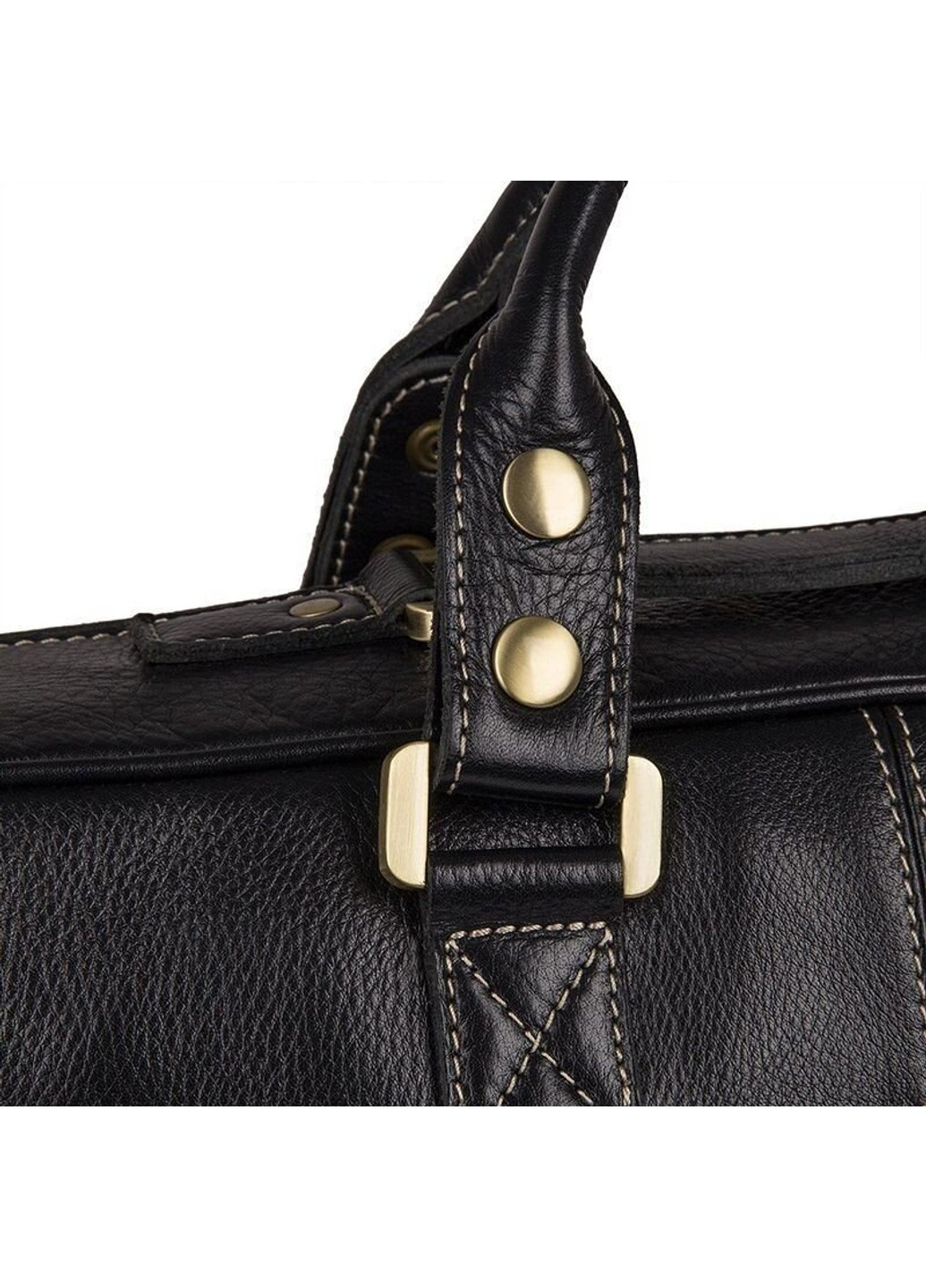 Мужская деловая кожаная сумка 14204 Черный Vintage (263279417)