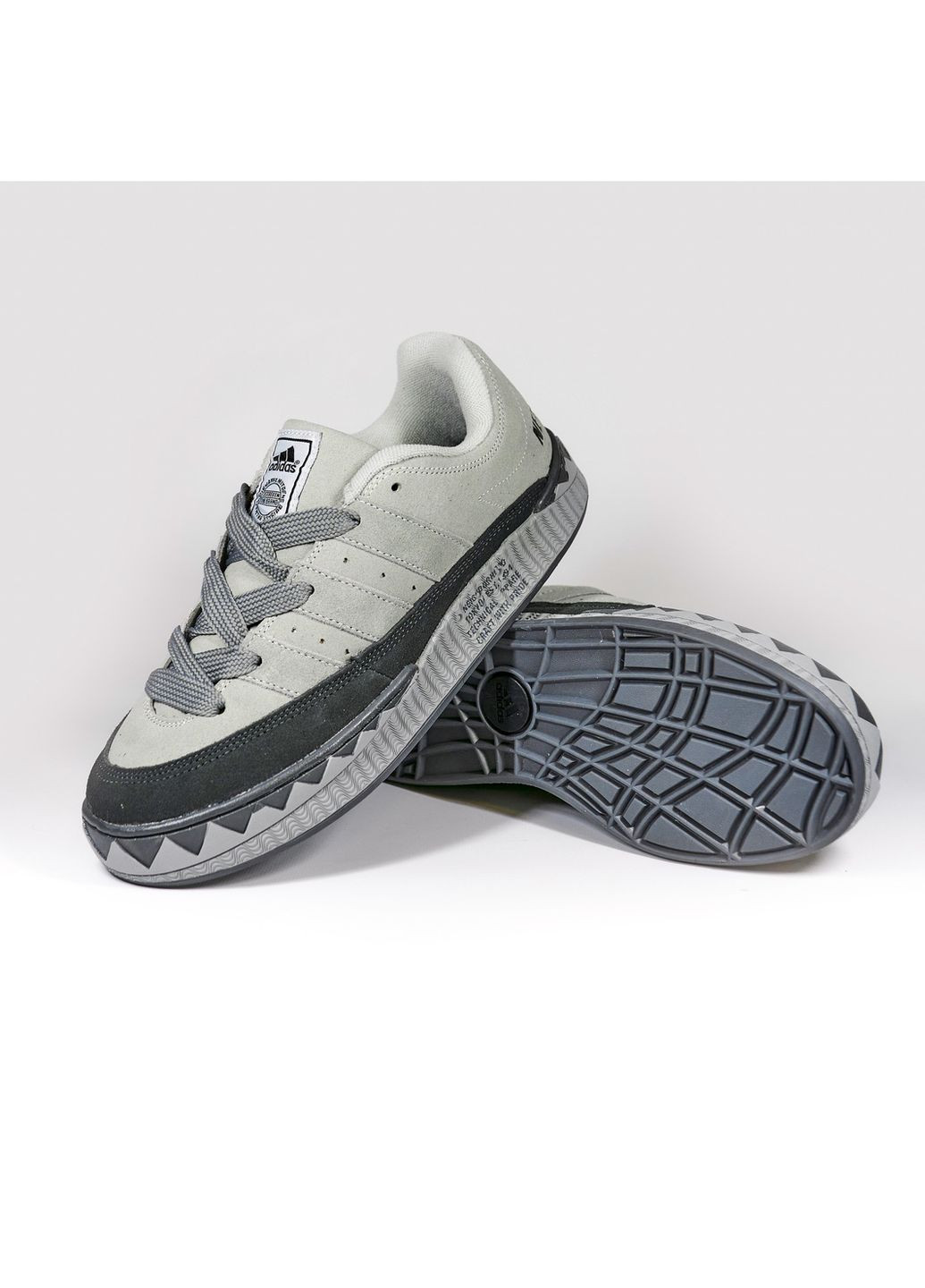 Серые демисезонные кроссовки мужские grey, вьетнам adidas Adimatic Neighborhood