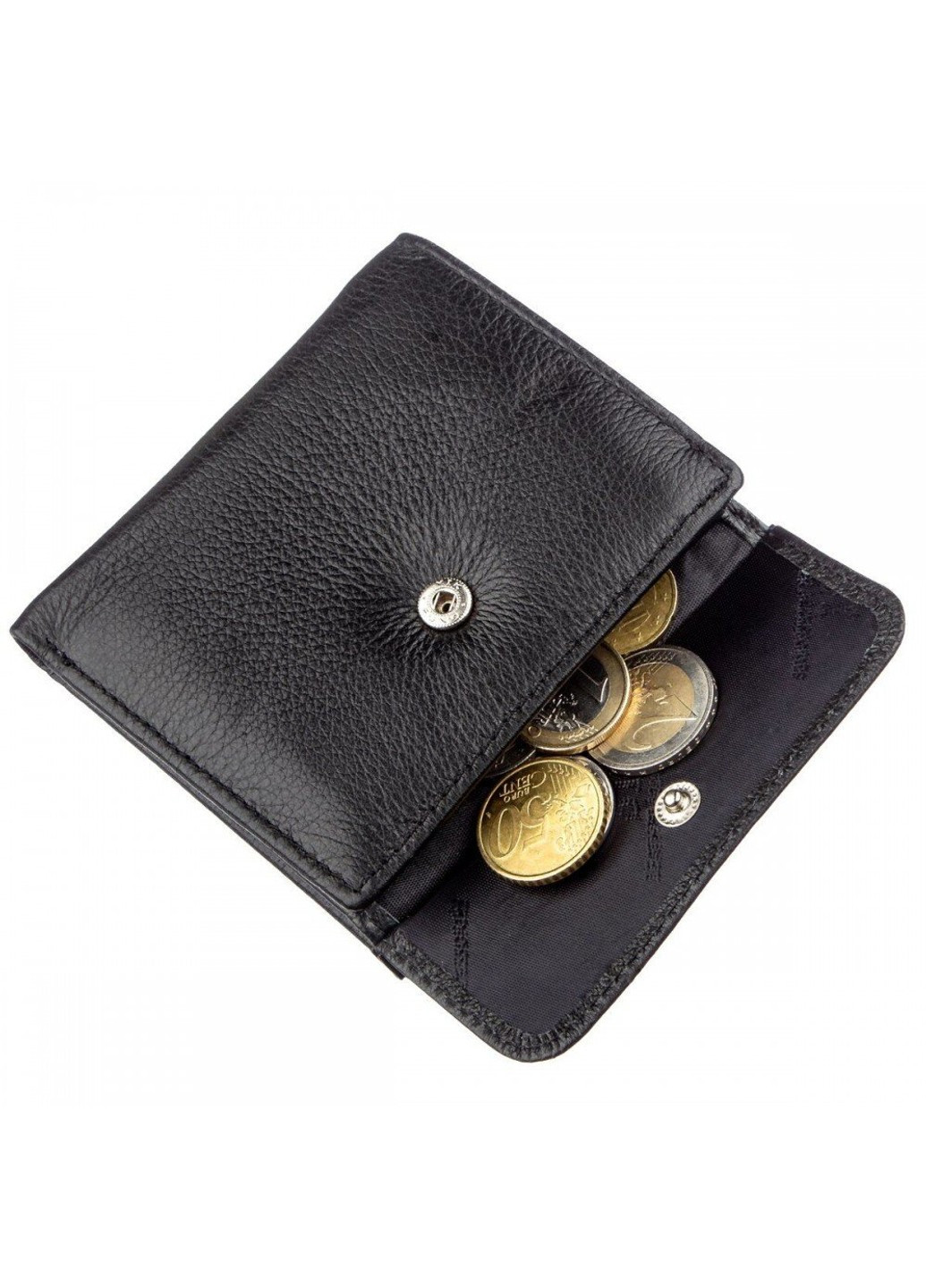 Женский чёрный кошелёк из натуральной кожи ST Leather 18919 Черный ST Leather Accessories (262453830)