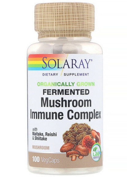 Maitake Mushroom 600 mg 100 Veg Caps SOR-01378 Solaray (256720779)