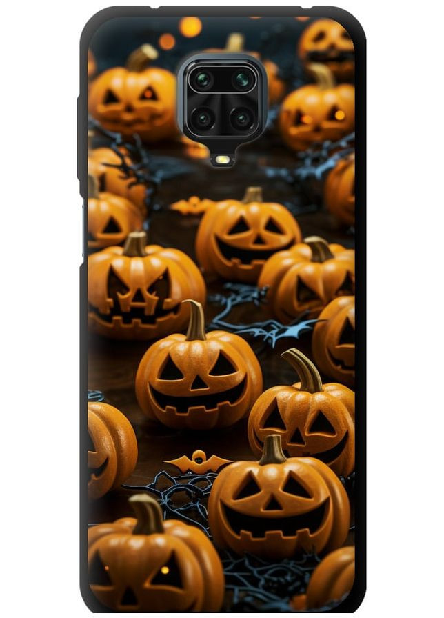 TPU черный чехол 'Тыквы 2' для Endorphone Xiaomi Redmi Note 9 Pro (266810668)