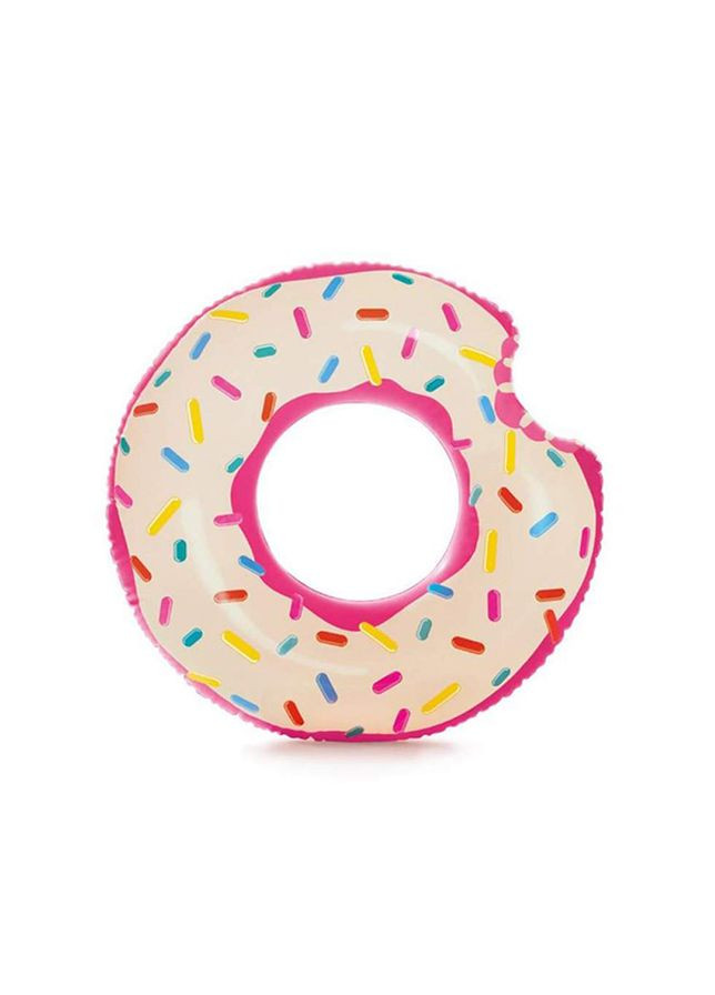 Круг для плавания - Пончик с присыпкой цвет разноцветный ЦБ-00196370 Intex (277922963)