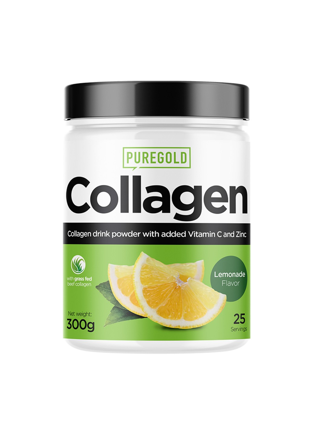 Бычий Коллаген с Витамином С и Цинком Collagen - 300г Pure Gold Protein (269713106)
