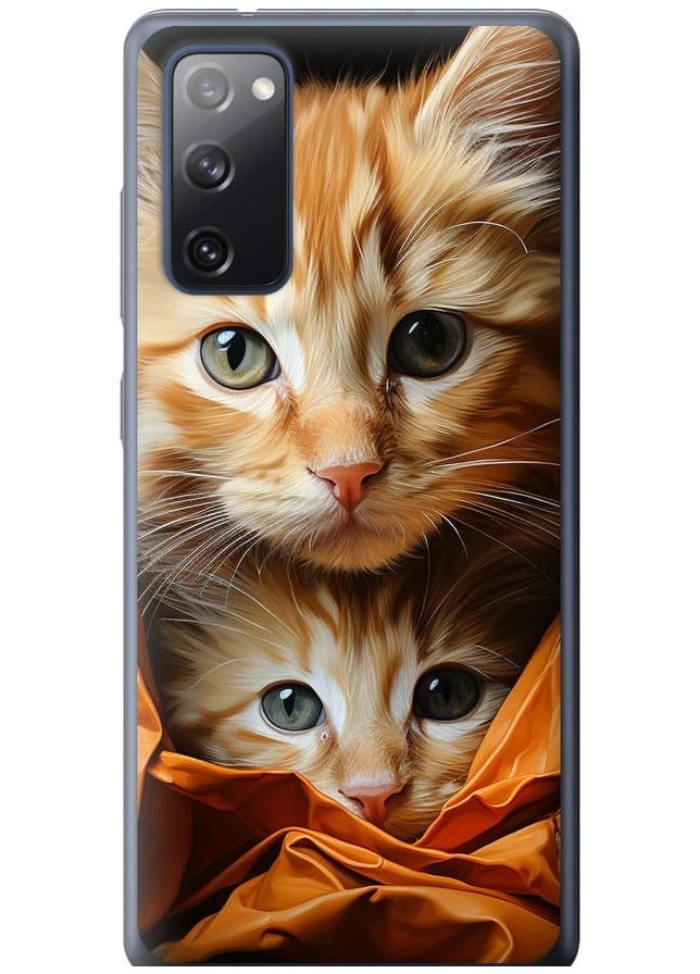 Силиконовый чехол 'Котики 2' для Endorphone Samsung Galaxy S20 FE G780F (267234623)