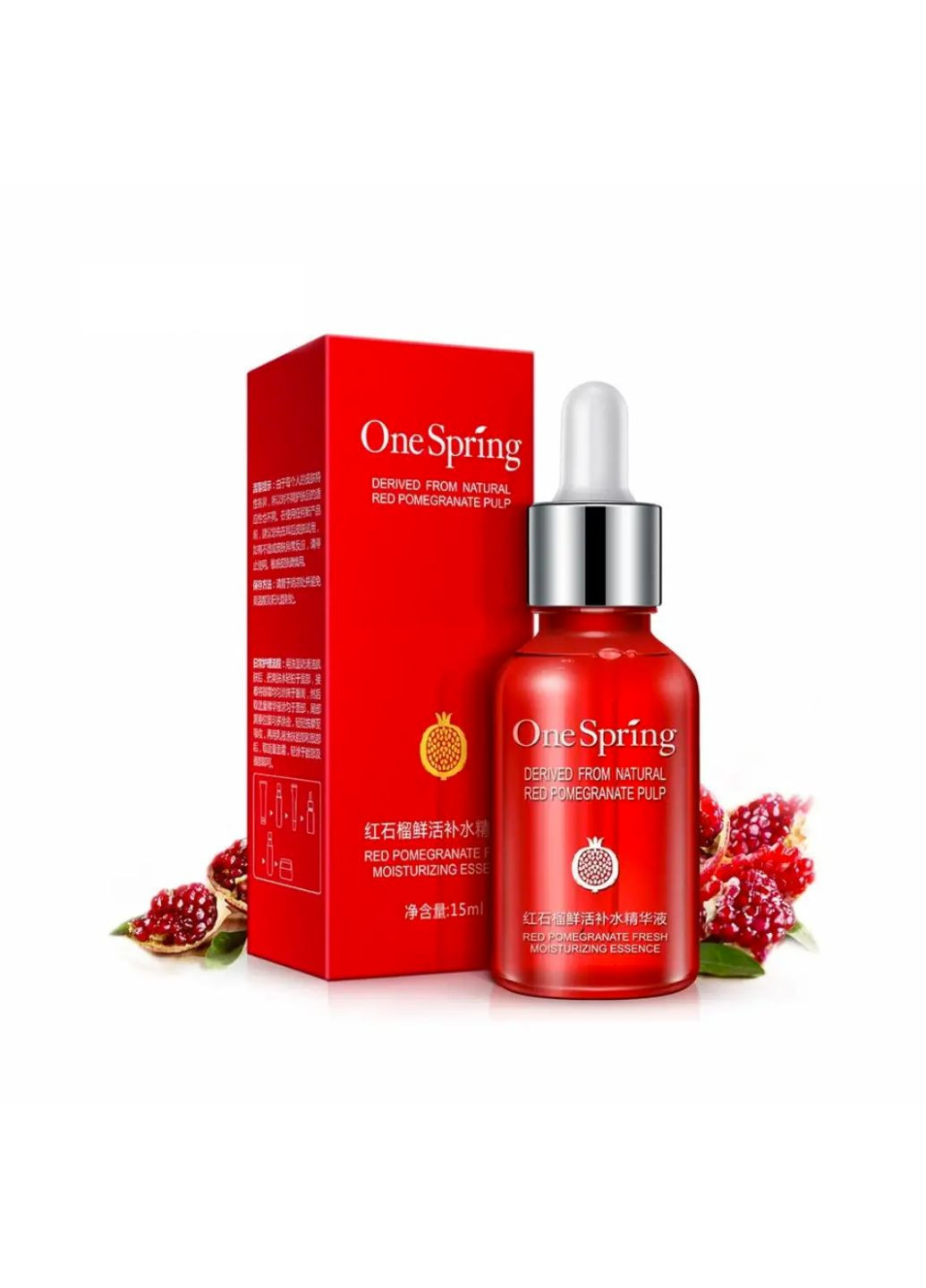 Сыворотка для лица с экстрактом граната OneSpring Red Pomegranate Fresh Essence, 15 мл One Spring (276972788)