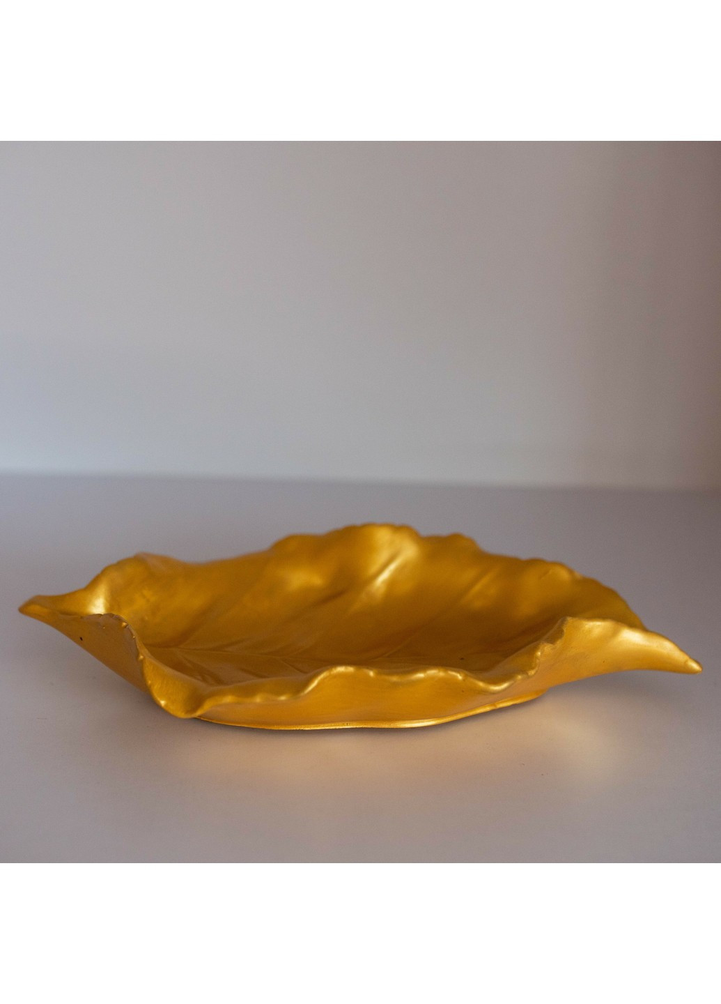 Декоративная подставка Листочек, золото Trensi (258430040)