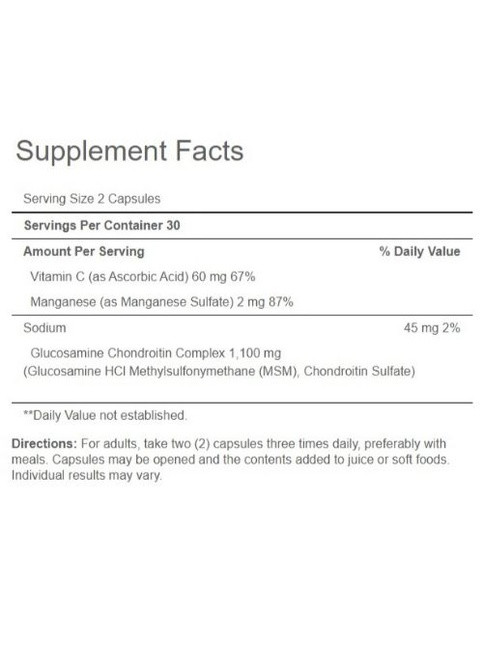 Puritan's Pride Glucosamine Chondroitin Complex 120 Caps Puritans Pride (258661496)