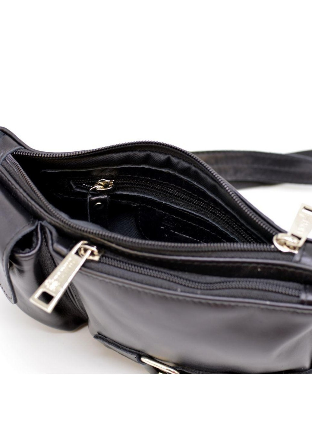 Кожаная мужская черная сумка на пояс ga-8135-3 md TARWA (263776714)