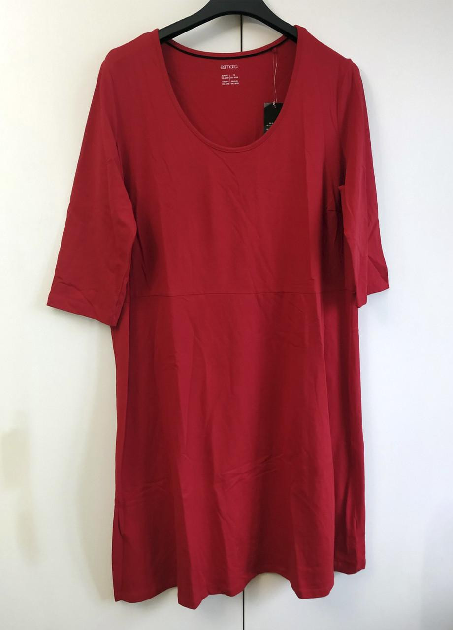 Червона повсякденний сукня міді базова Esmara