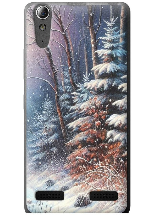Силиконовый чехол 'Зимний пейзаж' для Endorphone Lenovo A6000 (275463518)