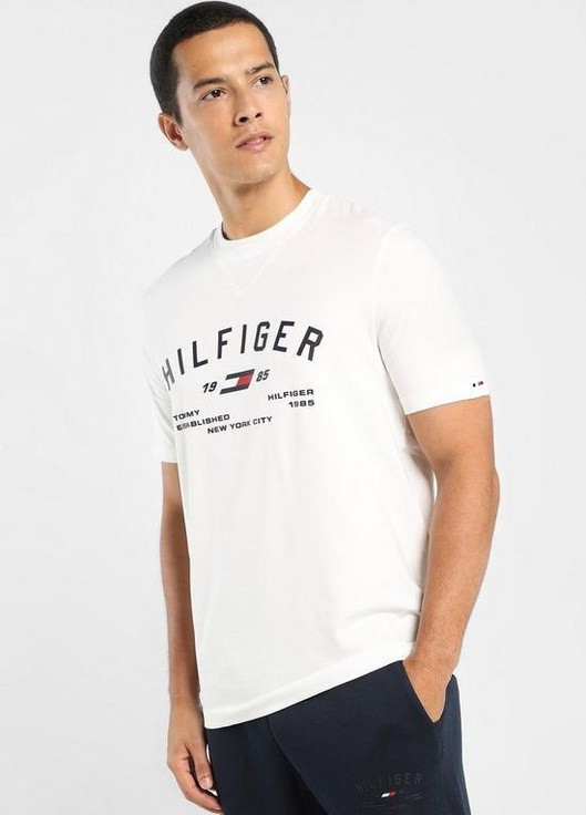 Біла футболка чоловіча Tommy Hilfiger 1985
