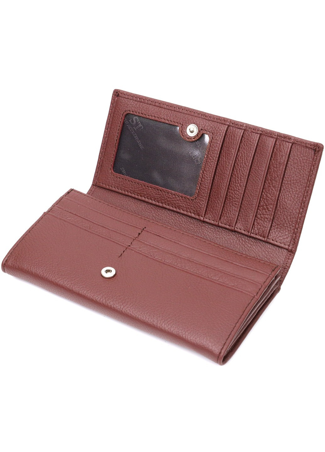Практичний та жіночний гаманець із натуральної шкіри 19428 Бежевий st leather (276461860)