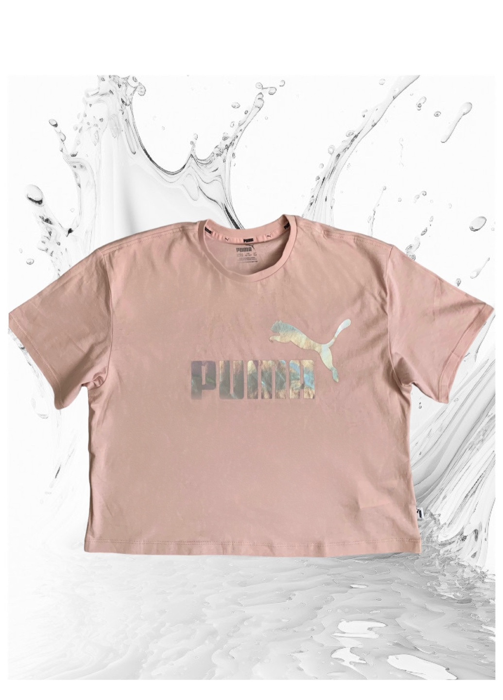 Розовая футболка Puma