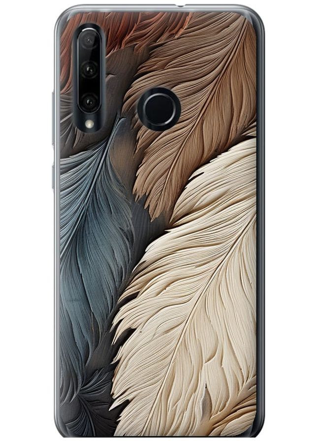 Силіконовий чохол 'Листя в стилі бохо' для Endorphone Huawei Honor 10i (265393361)