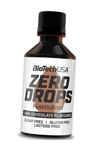 Zero Drops 50 ml /100 servings/ Dark Chocolate Biotechusa (257252371)
