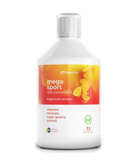 Mega Sport 500 ml /33 servings/ Orange Sporter (256722545)