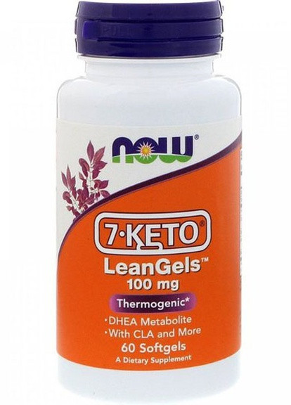 7-Keto LeanGels Thermogenetic 100 mg 60 Softgels Now Foods (256725168)