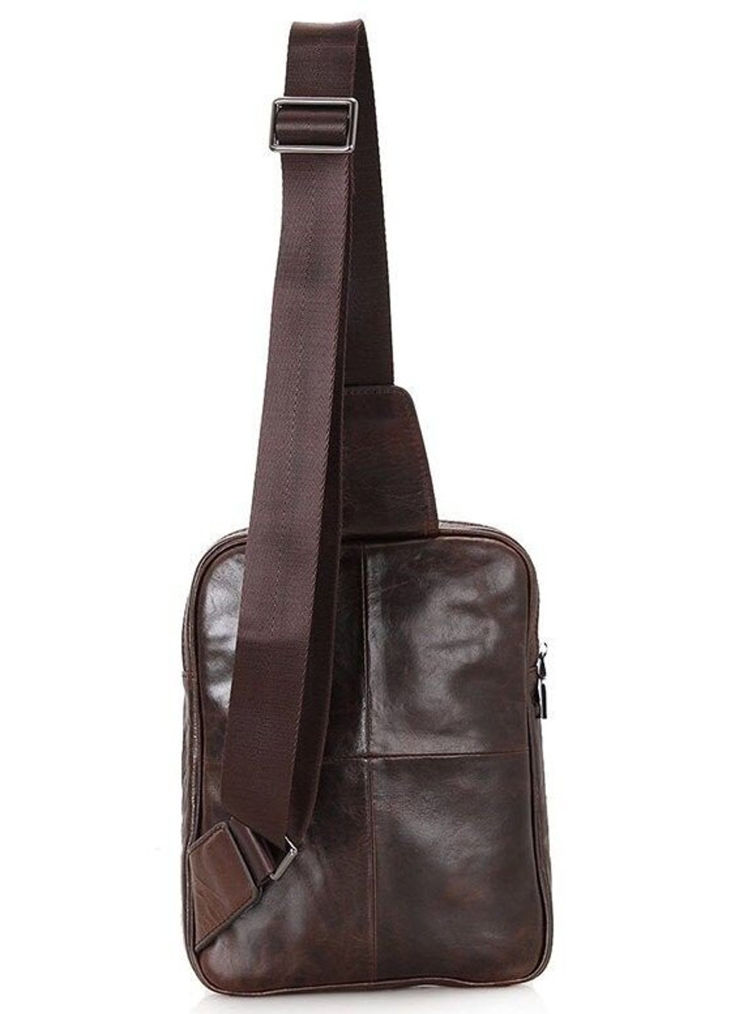 Чоловіча шкіряна сумка 14415 Темно-коричневий Vintage (262523577)