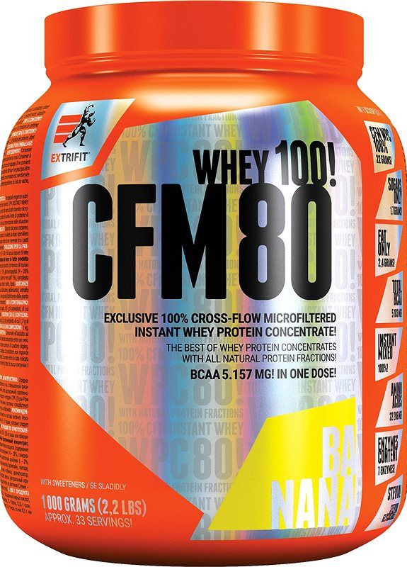 Протеин CFM Instant Whey 80 1000 g (Banana) Extrifit (263134566)