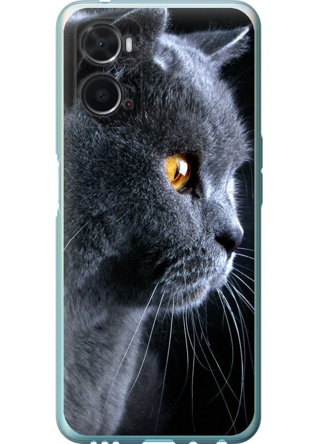 TPU чорний чохол 'Гарний кіт' для Endorphone Oppo A76 (257804577)