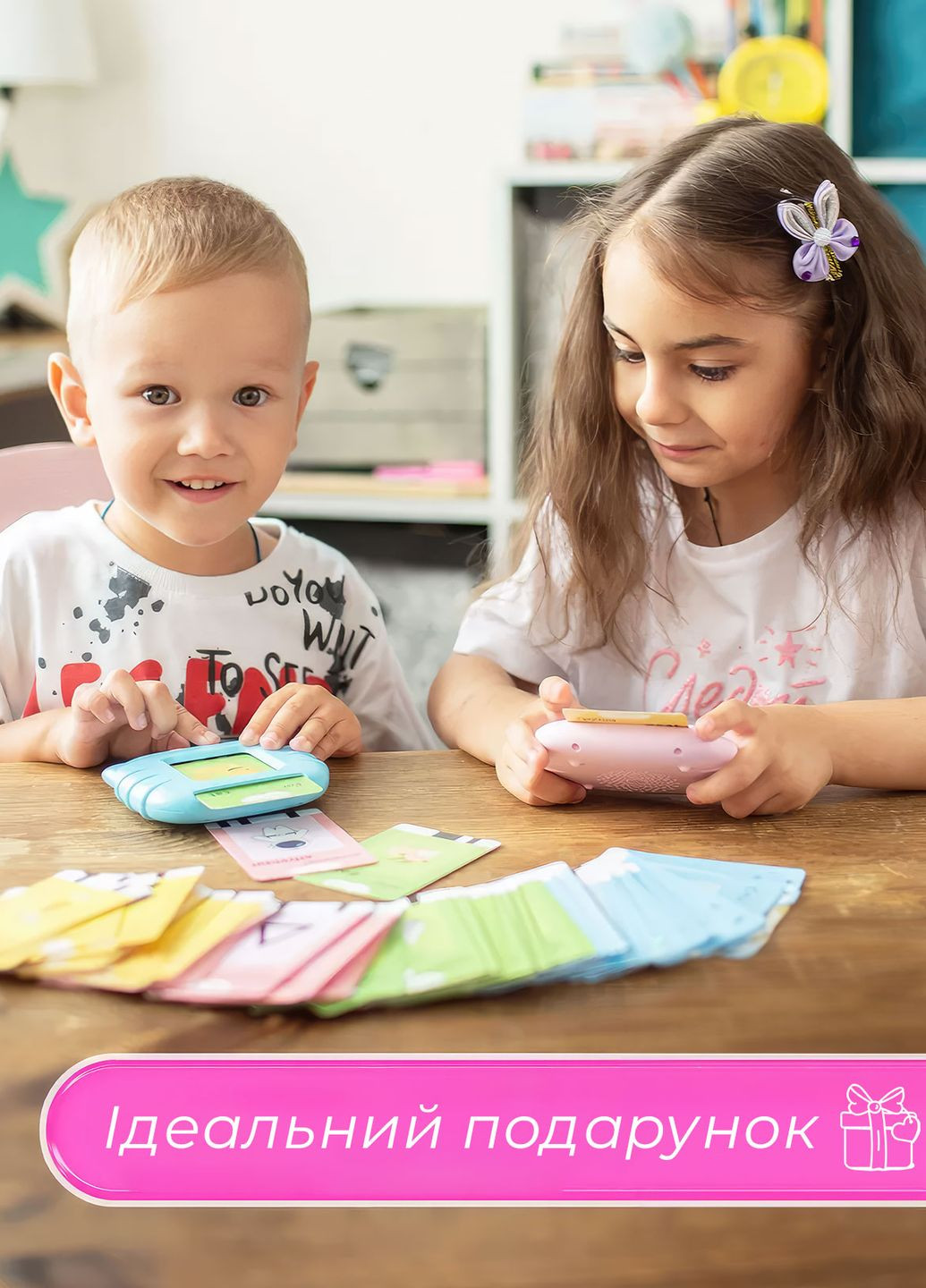 Детские развивающие карточки Монтессори для изучения английского языка/112 карточек /224 слова Розовый 68932 OnePro (266824050)