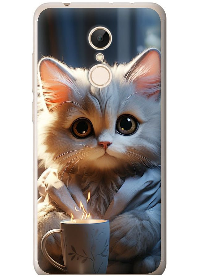 Силиконовый чехол 'White cat' для Endorphone xiaomi redmi 5 (265398900)