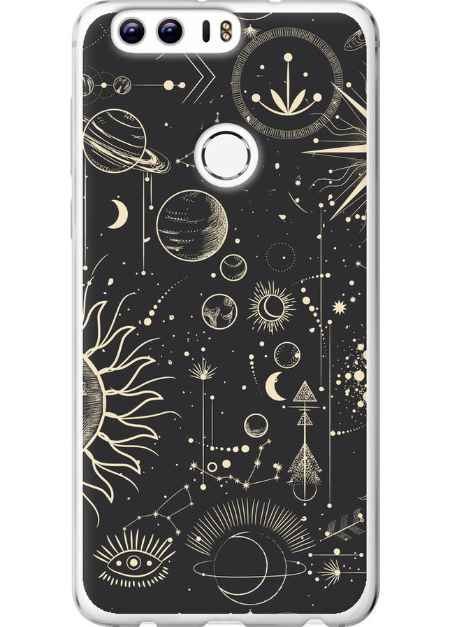 Силіконовий чохол 'Фаза місяця' для Endorphone Huawei Honor 8 (258088257)