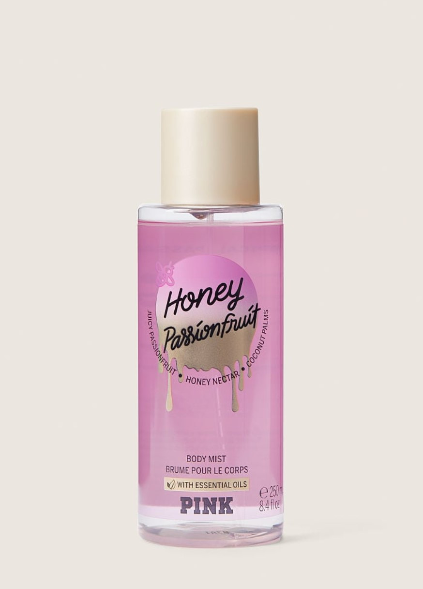 Спрей для тела Victorias Secret Honey Passionfruit body mist 250мл Pink (268218653)
