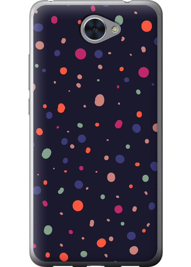 Силиконовый чехол 'Горошек v2' для Endorphone Huawei Y7 2017 (258083850)