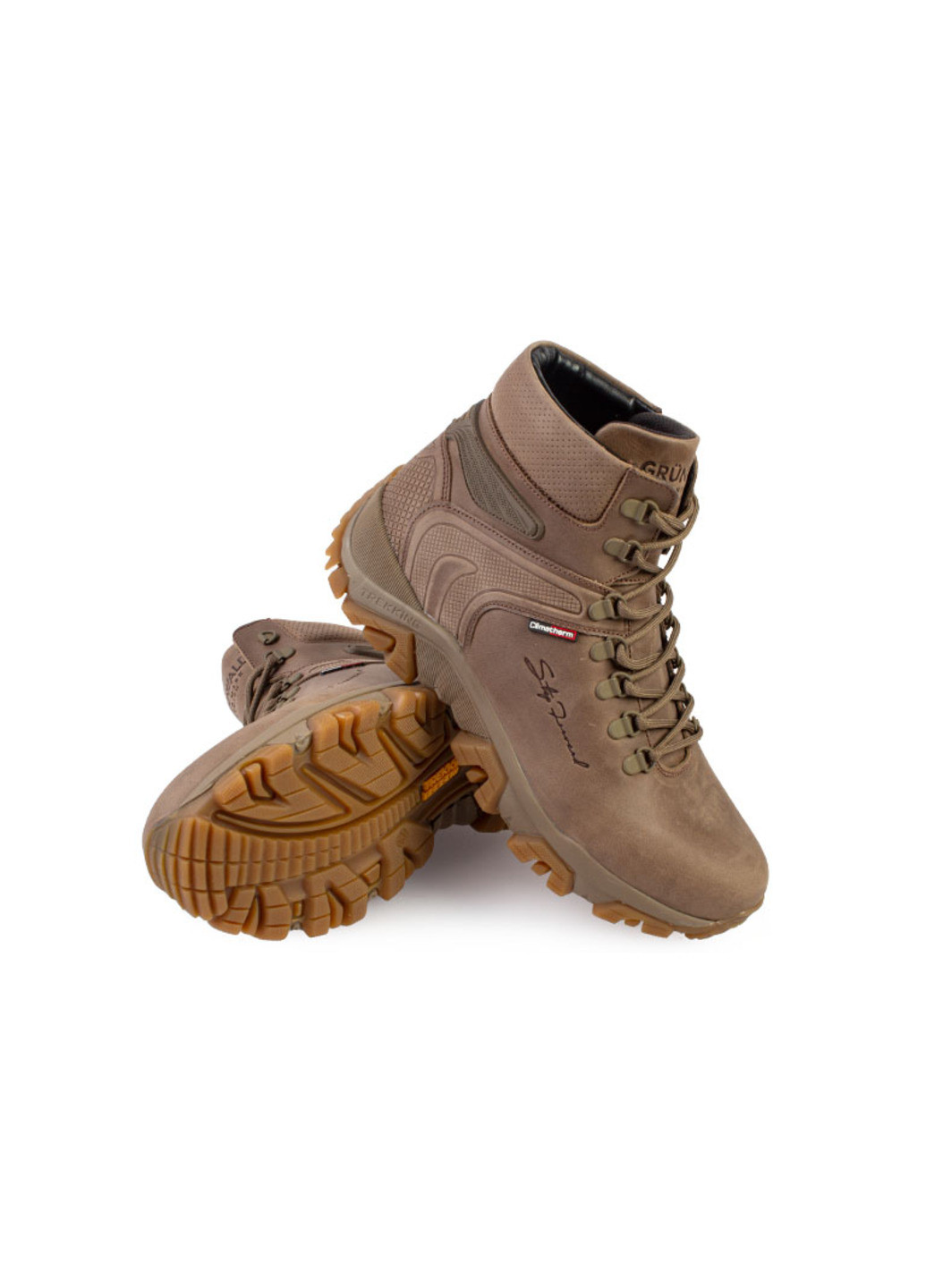 Коричневые зимние ботинки мужские бренда 9501046_(1) Grunwald