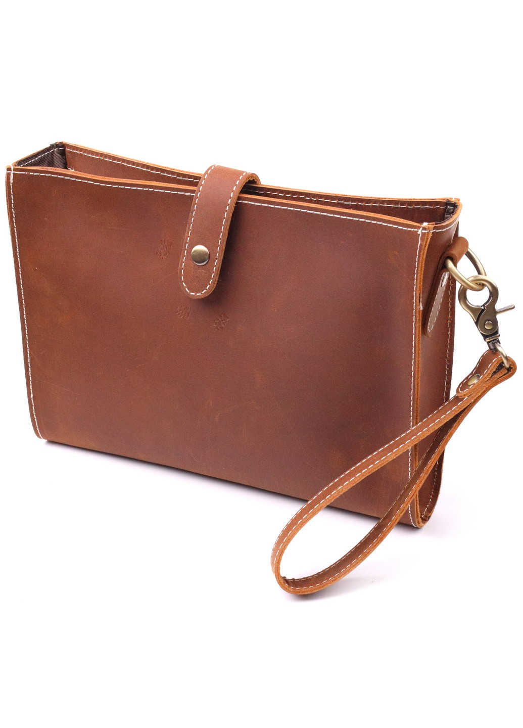 Винтажная женская сумка из натуральной кожи 21301 Коричневая Vintage (258286251)