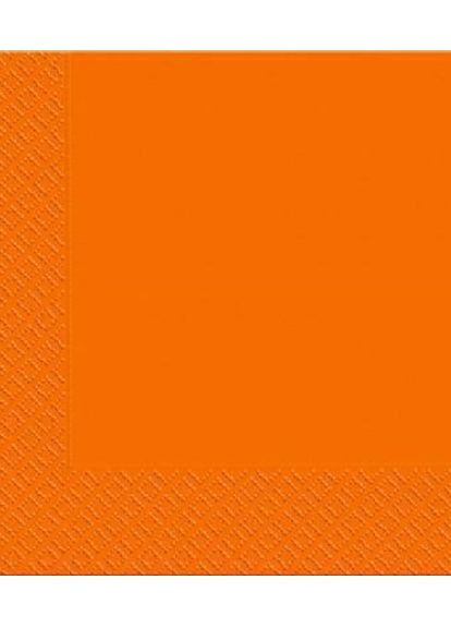 Салфетки бумажные трехслойные 18 шт. Оранжевый Марго (266902260)